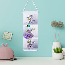 Load image into Gallery viewer, Wall Hanging Storage Bag DIY Flower Diamond Painting Organizer
