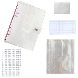 Diamond Painting Storage Book Beads Container Loose Leaf A5 Binder (Purple)