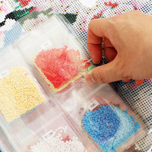Diamond Painting Storage Book Beads Container Loose Leaf A5 Binder (Green)