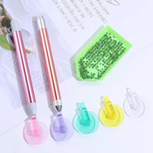 Load image into Gallery viewer, 6pcs Point Drill Pen Scroll Wheel Easy 5D Diamond Painting Roller
