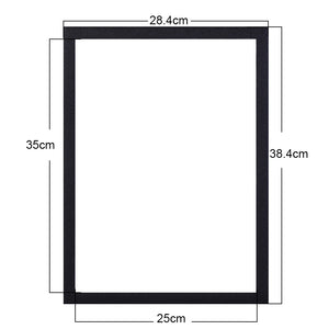 Diamond Painting Magnetic Frame Self-Adhesive (Black Matted Inner Size 25x35cm)