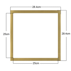 Diamond Painting Magnetic Frame Self-Adhesive (Gold Glossy Inner Size 25x35cm)