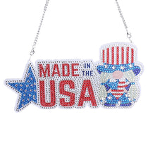 Load image into Gallery viewer, 5D DIY Diamond Painting Independence Day Pendant Hanging Ornament (AA1043)
