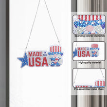 Load image into Gallery viewer, 5D DIY Diamond Painting Independence Day Pendant Hanging Ornament (AA1043)
