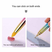 Load image into Gallery viewer, Gradient Rotary Point Drill Pen 5D DIY Diamond Painting Tool with Clay Tips
