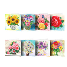 Load image into Gallery viewer, 8PCS DIY Daily Life Diamond Painting Greeting Card Set for Celebrations Card

