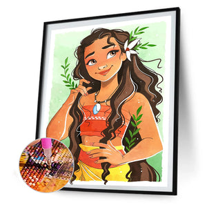 Disney Princess 40*50CM(Canvas) Full Round Drill Diamond Painting