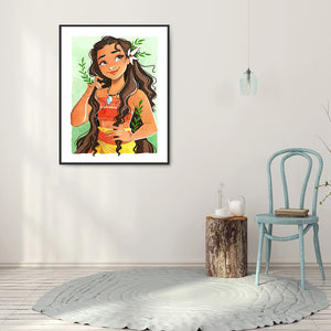 Disney Princess 40*50CM(Canvas) Full Round Drill Diamond Painting