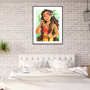 Disney Princess 40*50CM(Canvas) Full Round Drill Diamond Painting