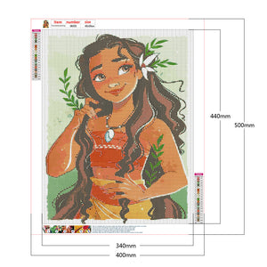 Disney Princess 40*50CM(Canvas) Full Round Drill Diamond Painting