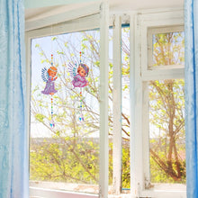 Load image into Gallery viewer, 2pcs Crystal Light Catcher Diamond Painting Angel Hanging Decor
