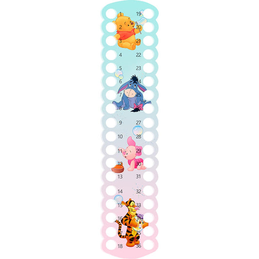 Acrylic Cross Stitch Row Line Board Cartoon Pattern Art Accessory (Winnie the Pooh)