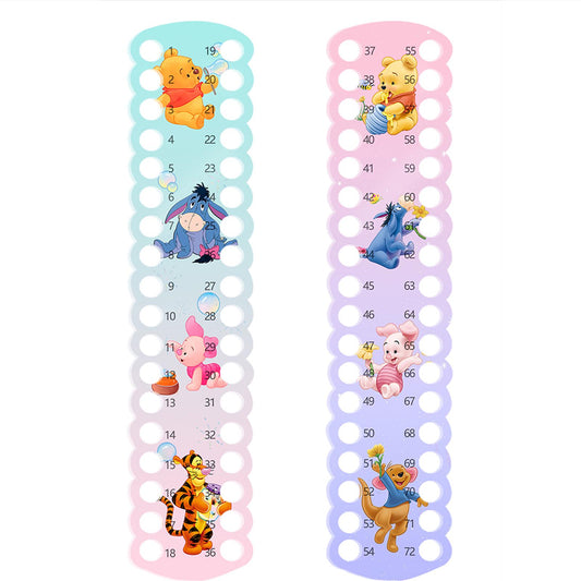 2pcs Cartoon Embroidery Floss Organizer Cross Stitch Thread Holder Storage