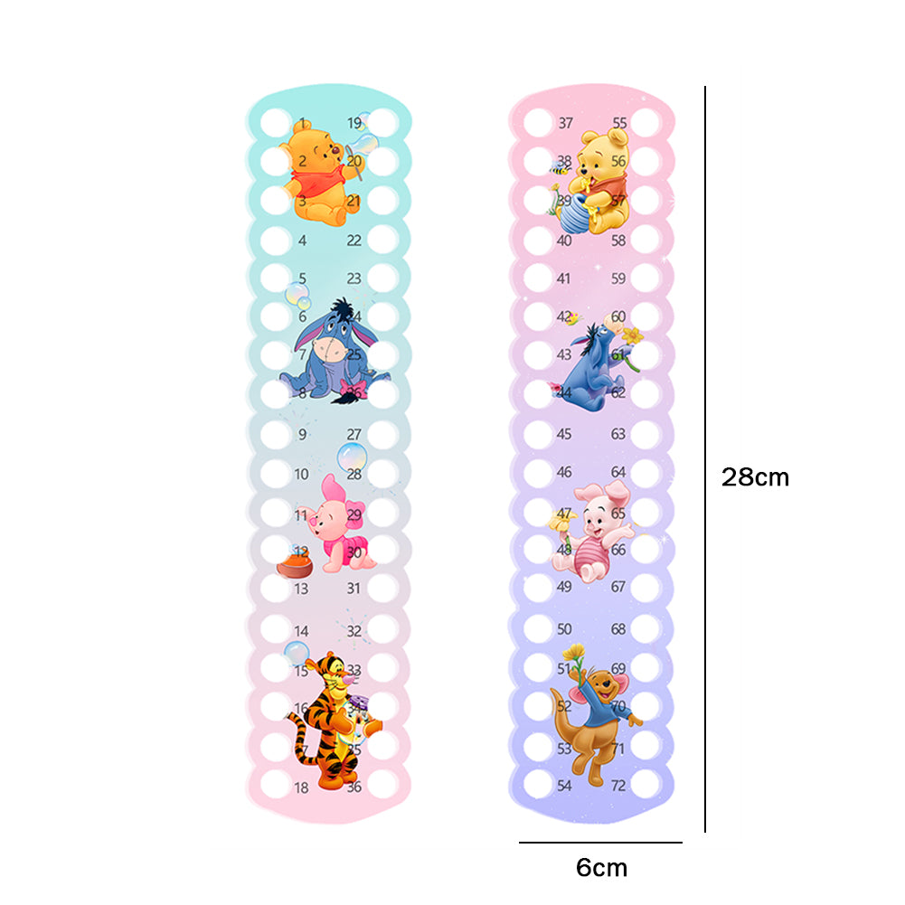 2pcs Cartoon Embroidery Floss Organizer Cross Stitch Thread Holder Storage