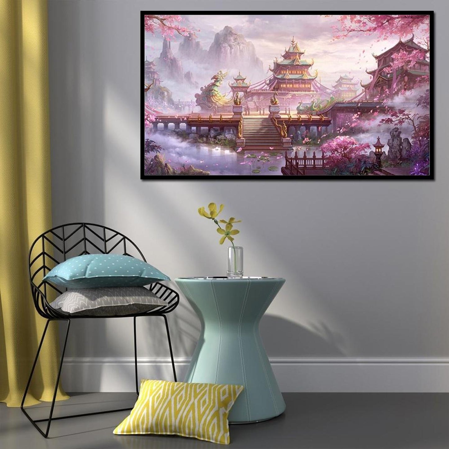 Ethereal Land - Full 11CT Stamped Cross Stitch 45x80CM - Yishu