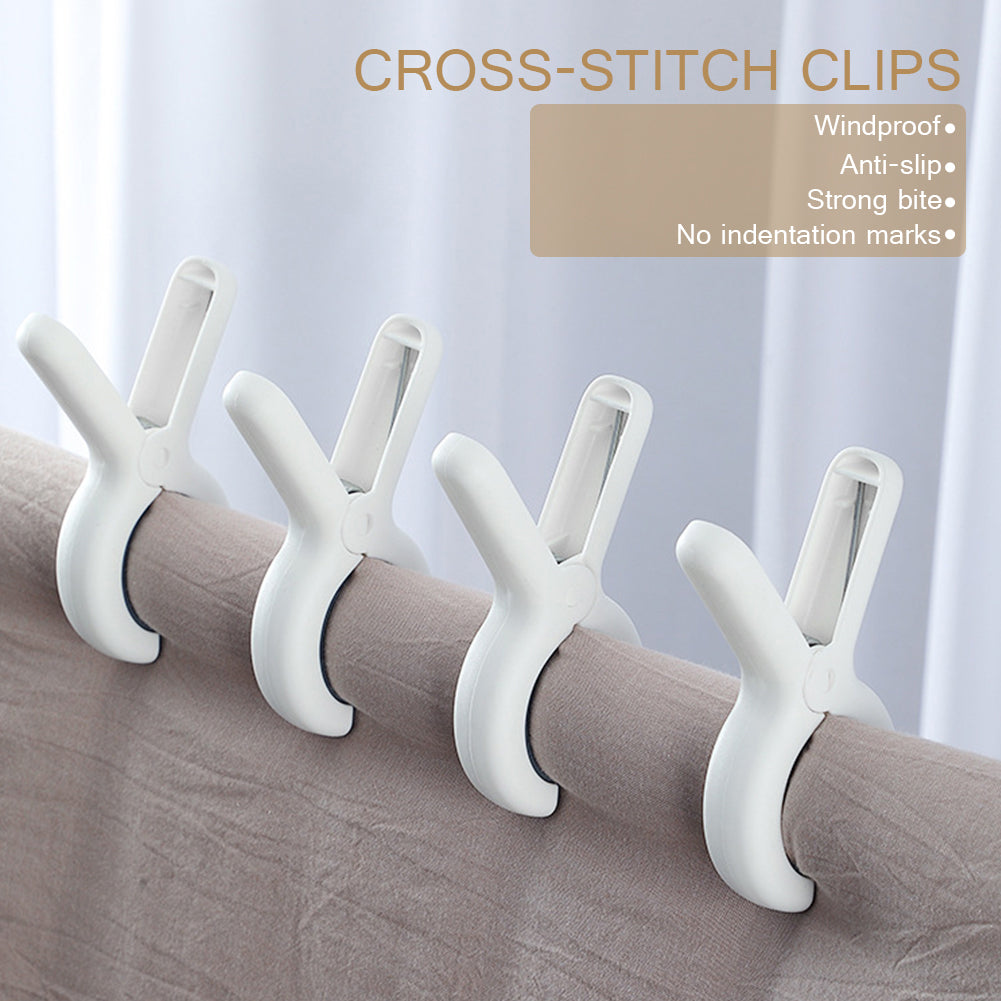 Cross Stitch Tool Clip for Holding Fabric Clothes Sheets Quilts Fix Clamp