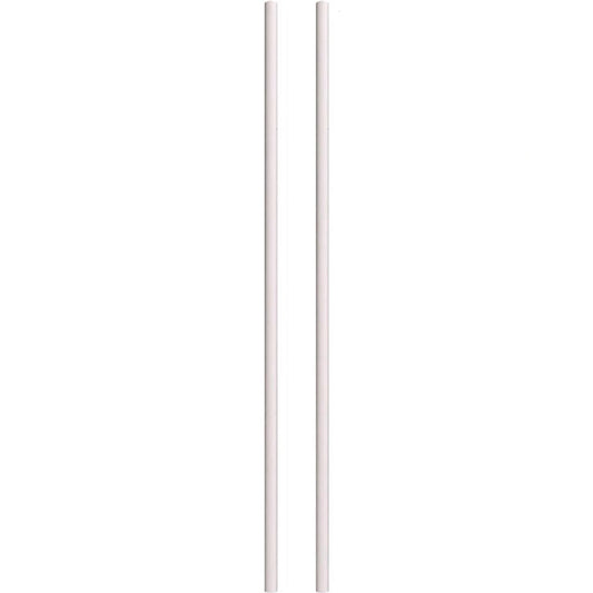 2PCS PVC Cross Stitch Scroll Rods Sticks  Rolling Tube for Storage (50CM)