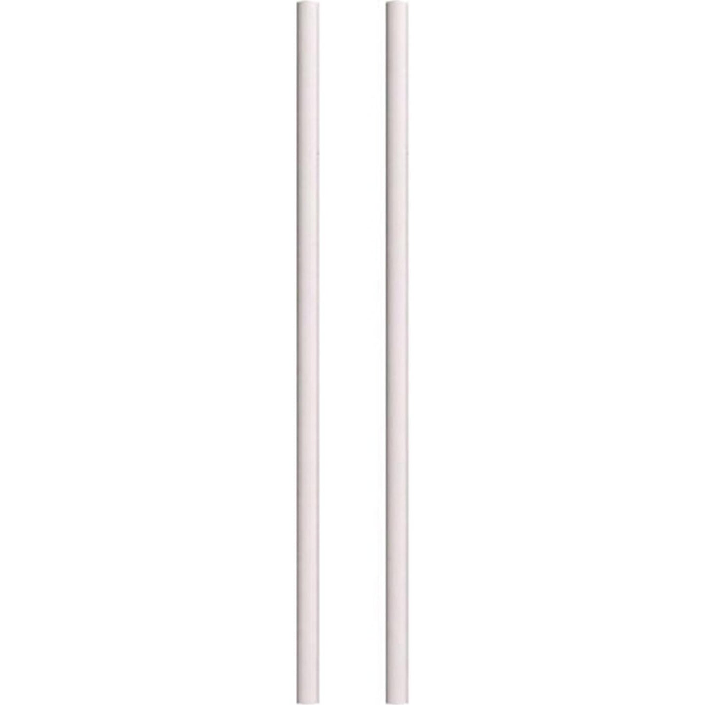 2PCS PVC Cross Stitch Scroll Rods Sticks  Rolling Tube for Storage (30CM)