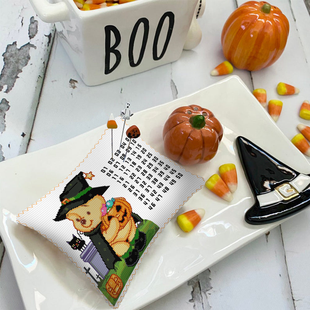 Halloween Cross Stitch Cable Bag Cotton Digital Splitter Accessories