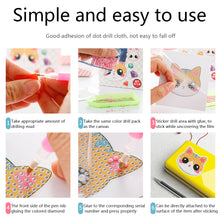 Load image into Gallery viewer, 12 PCS 5D Diamond Sticker Cute Home Ornament Cup Phone Decoration (Mermaids)

