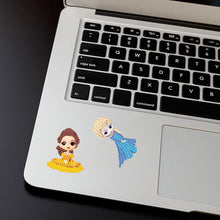 Load image into Gallery viewer, 12 PCS 5D Diamond Sticker Cute Home Ornament Cup Phone Decoration (Mermaids)
