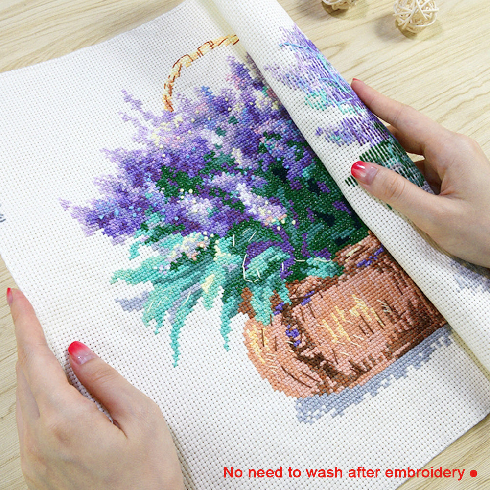 Golden Roses - Full 11CT Counted Cross Stitch 30x60CM - Yishu