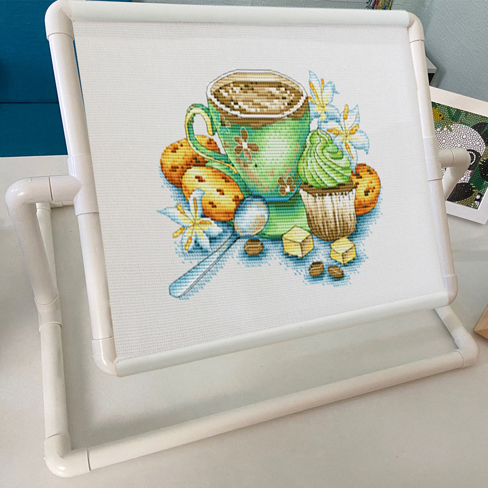 DIY Cross Stitch Frame Handheld Craft Sewing Hoop Auxiliary Accessory for Sewing
