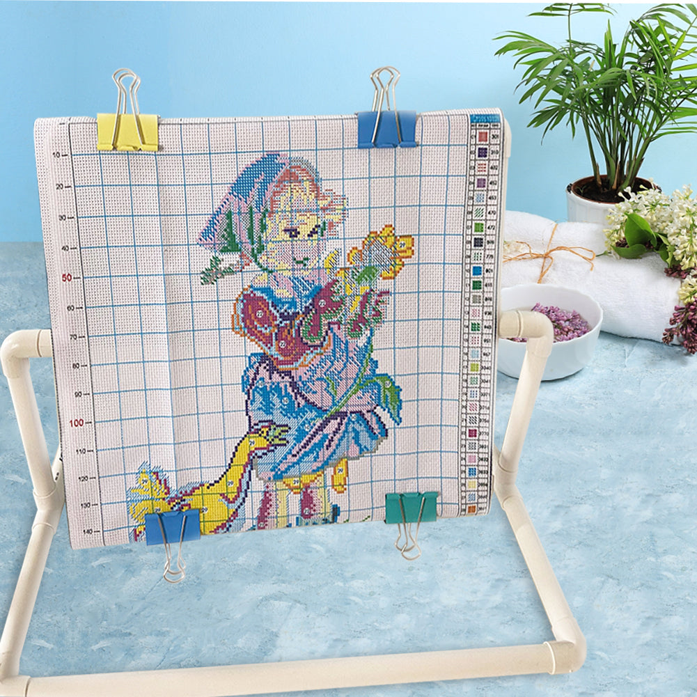 DIY Cross Stitch Frame Handheld Craft Sewing Hoop Auxiliary Accessory for Sewing