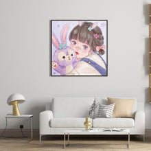 Load image into Gallery viewer, Cute Little Girl 40*40CM(Canvas) Full Round Drill Diamond Painting
