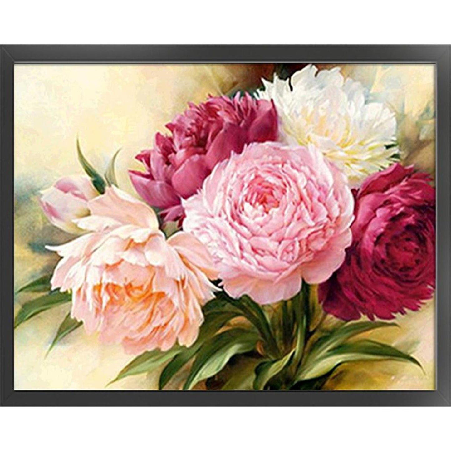 Peony - Full 11CT Counted Cross Stitch 50x40CM - Diy