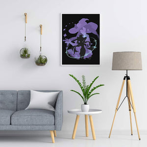 Anime Game Original Girl With Divine Influence 30*40CM(Canvas) Full Round Drill Diamond Painting