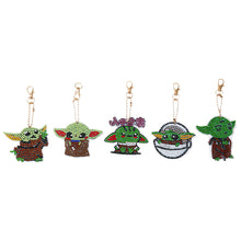 Load image into Gallery viewer, 5pcs Diamond Painting Keychains Handmade Keychain Pendant Jewelry (AA1068)
