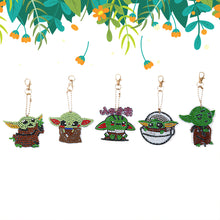 Load image into Gallery viewer, 5pcs Diamond Painting Keychains Handmade Keychain Pendant Jewelry (AA1068)
