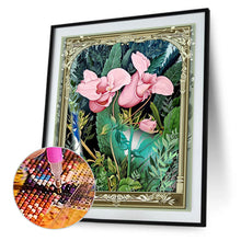 Load image into Gallery viewer, Artistic Flowers Blooming In A Metal Frame 30*40CM(Canvas) Full Round Drill Diamond Painting
