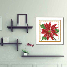 Load image into Gallery viewer, Joy Sunday - December Flowers - December - 21*21CM 11CT 3 Stamped Cross Stitch
