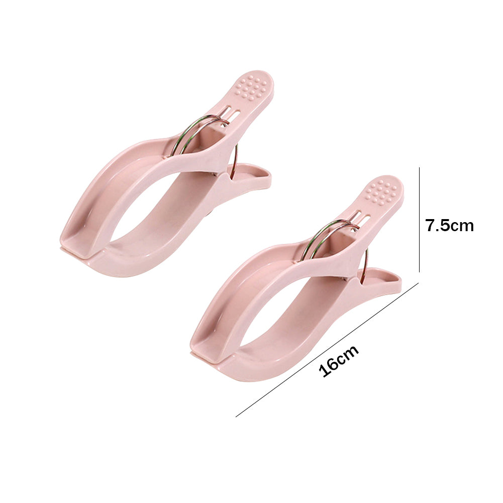 2PCS Cross Stitch Clip DIY Embroidery Clip Antiskid for Fabric (Pink)
