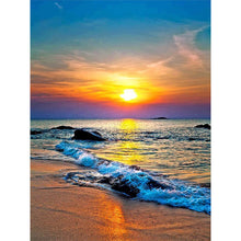 Load image into Gallery viewer, Sunset At The Beach 30*40CM(Canvas) Full Square Drill Diamond Painting
