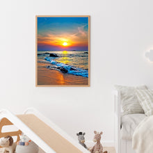 Load image into Gallery viewer, Sunset At The Beach 30*40CM(Canvas) Full Square Drill Diamond Painting
