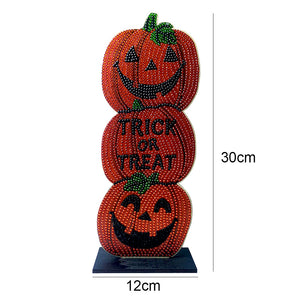 5D DIY Diamond Painting Ornament Halloween Crystal Drill Christmas Decor (GH002)