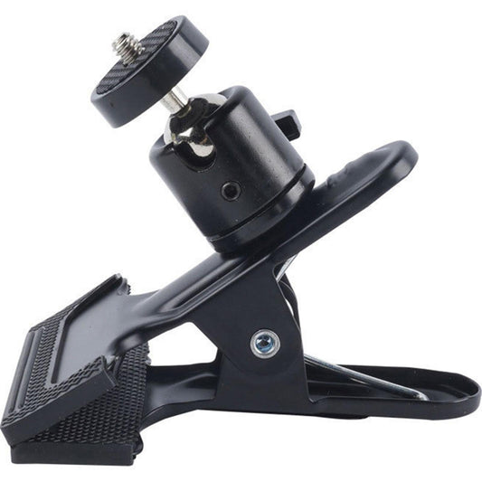 1 Pair Cross Stitch Clip Clamp 360 Rotation Clip-On Desk Stand for Camera Tripod