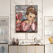 Load image into Gallery viewer, Big-Eyed Doll 40*50CM(Picture) Full Square Drill Diamond Painting
