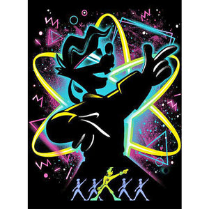 Cunning Flying Duck Silhouette 30*40CM(Canvas) Full Round Drill Diamond Painting