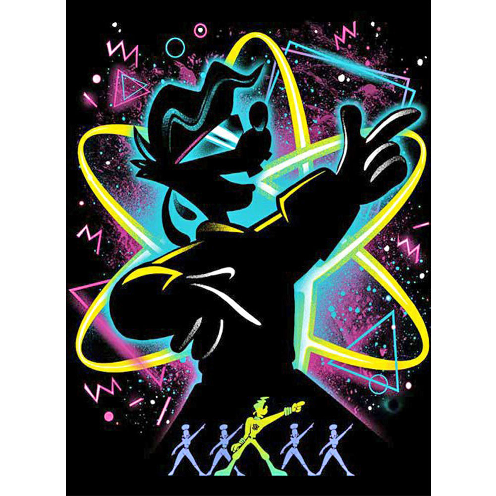 Cunning Flying Duck Silhouette 30*40CM(Canvas) Full Round Drill Diamond Painting