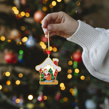 Load image into Gallery viewer, Christmas 5pcs Xmas Theme 2D Flat DIY Hanging Diamond Art Kits Home Wall Decoration Crafts
