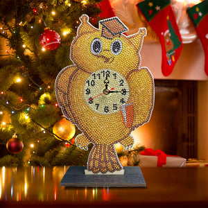 2D Flat Christmas DIY Diamond Painting Tabletop Ornaments Kit for Home Office