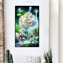Load image into Gallery viewer, Rose Castle 40*70CM(Canvas) Full Round Drill Diamond Painting
