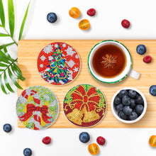 Load image into Gallery viewer, 6pcs/set Wooden Coaster DIY Christmas Painting Coaster for Room Decor (BD004)
