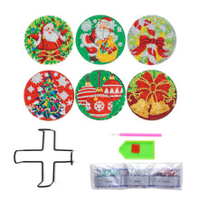 Load image into Gallery viewer, 6pcs/set Wooden Coaster DIY Christmas Painting Coaster for Room Decor (BD004)

