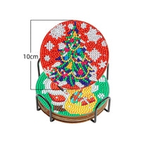 Load image into Gallery viewer, 6pcs/set Wooden Coaster DIY Christmas Painting Coaster for Room Decor (BD004)
