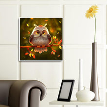 Load image into Gallery viewer, Big-Eyed Owl 30*30CM(Canvas) Full Round Drill Diamond Painting
